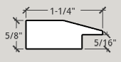This 1-1/4" wheat liner has an authentic, soft linen texture and flat face with a sloped inner lip.

Linen liners are a great option for providing white space between art and frame. Where glass is generally required to protect paper artworks and their mat, a linen liner does not require glass, making it ideal for paintings and Giclée prints.

1.25 " width: ideal for smaller artwork.