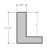 This large profile, L-shape canvas floater frame features a .75 " face and deep, 1.75 " rabbet.  The brushed silver face reveals an undercoat of dark red and solid, silver horizontal lines at 3.5 " intervals.  The outer drop edge in a brushed matte black.

Display your favourite gallery wrapped Giclée print or painting with authentic, fine art style. Ideal floater framing for large, 1.5 " deep canvases.

*Note: These canvas floaters are for stretched canvas prints and paintings, and raised wood panels.