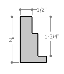 This stair step floating canvas frame has a matte black finish. The canvas will hover neatly, resting on the lowest, flat edge.  

Give an authentic, fine art display to your favourite canvas Giclée print or acrylic painting. This canvas floater is ideal for medium to extra large canvases on thick (1.5 " deep) stretcher bars.

*Note: These solid wood, custom canvas floaters are for stretched canvas prints and paintings, and raised wood panels. Wood type: Jelutong