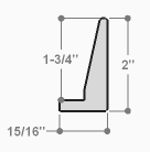 This simple, tapered edge canvas floater frame features a narrow face with a drop edge that widens internally toward the base.  This style, in a modern matte white, lends a unique hovering effect to your framed canvas. 

Display your favourite gallery wrapped Giclée print or painting with authentic, fine art style. These canvas floating frames are ideal for medium and large images mounted on 1,5 " deep (thick) stretcher bars.


*Note: These solid wood, custom canvas floaters are for stretched canvas prints and paintings, and raised wood panels.