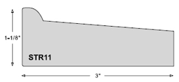 This 1-1/8 " deep stretcher bar is constructed of finger-jointed pine, which guarantees a strong, warp-resistant bar. The thick width and height of this model makes it ideal for large and extra large frames.

Use these thick stretcher bars for gallery wrapped canvas prints, artist canvases or a wide variety of wood crafts and building projects.
