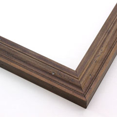 This natural-wash wood frame features a grey-brown varnish that does not disguise the rich wood grain.  Antiquing is created by nicks that add character and depth to the subtlety bevelled face.

1.25 " width: ideal for smaller images.  Border a rustic nature photograph, or autumnal painting or print with this simple, bucolic frame.