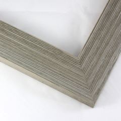 This textured frame, features a distressed-aged look and finished in contrast grey. Perfect for vintage look. 

2 " width: ideal for medium- or large-size images.  This heavy frame is the perfect border for a bold watercolour or oil painting, or print.