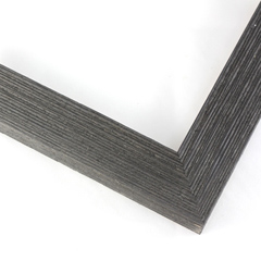 This textured frame, features a distressed-aged look and finished in black. Perfect for vintage look. 

1.5 " width: ideal for small to large artwork. The clean modern lines of this frame make it the perfect fit for a wide variety of paintings, photos and giclee prints.