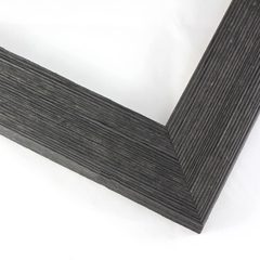 This textured frame, features a distressed-aged look and finished in black. Perfect for vintage look. 

2 " width: ideal for medium- or large-size images.  This heavy frame is the perfect border for a bold watercolour or oil painting, or print.