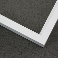 7/8 " width: ideal for small or medium size artworks. Due to its smooth, modern face, this versatile frame suits a wide selection of photographs, paintings and giclee prints.

Nielsen 130-52 Profile