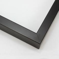 This simple frame features a flat, matte black finish and a deep, 7/8" rabbet, making it suitable for shallow shadow boxes. 

.75 " width: ideal for small to medium artwork. The clean modern lines of this frame make it the perfect fit for a wide variety of paintings, photos and giclee prints.