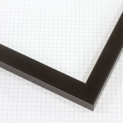 The 13/16 " Flat Black Matte picture frame offers a clean, modern design with a smooth matte black finish that complements a wide range of artwork and photography. Its slim flat profile creates a crisp, minimalist look, making it ideal for contemporary interiors, gallery walls, or professional displays. Durable and versatile, this frame adds understated elegance to any space.