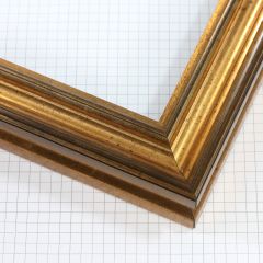 This 1-1/2 " ornate gold leaf picture frame features an elegant layered profile with rich metallic detailing that adds timeless sophistication to any artwork or photograph. Its classic gold finish and finely crafted design make it a perfect choice for traditional décor, gallery displays, or elevating cherished memories with a luxurious touch.