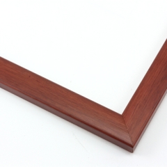 This slender, gently curving frame features a warm cherrywood finish with wood grain details.

15/16 " width: ideal for small artwork. The clean modern lines and natural details of this frame make it the perfect fit for a wide variety of paintings, photos and giclee prints.