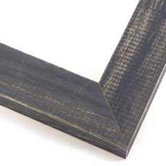 This simple, flat faced frame features rustic wood with a light wash. The natural grain shows through the sanded, dusty blue varnish, giving the frame a soft, antiqued appearance.

1-1/2 " wide: ideal for small and medium-size images.  Whether photography or paintings, rural scenes and simple images will look striking in this frame.