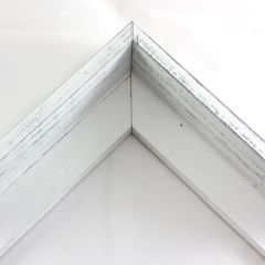 This deep L-shaped canvas floater, features distressed wood, lightly coated in white paint, revealing light peeks of black, perfect for a rustic style.

Ideal for mounting 1.5 " deep (thick) gallery wrapped canvas portraits, paintings or Giclée prints.

*Note: These canvas floaters are for stretched canvas prints and paintings, and raised wood panels.