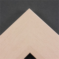 Linen liners are a great option for providing space between art and frame.  Where glass is generally required to protect paper artworks and their mat, a linen liner does not require glass, making it ideal for paintings and Giclée prints.

This 3 " natural liner has an authentic, soft linen texture and colour, and a wide, flat face with sloped inner lip.  It is best suited to large and extra large (oversize) canvas prints and oil or acrylic paintings.