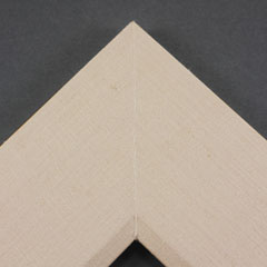 Linen liners are a great option for providing space between art and frame.  Where glass is generally required to protect paper artworks and their mat, a linen liner does not require glass, making it ideal for paintings and Giclée prints.

This 3 " natural liner has an authentic, soft linen texture and colour, and a wide, flat face with sloped inner lip.  It is best suited to large and extra large (oversize) canvas prints and oil or acrylic paintings.