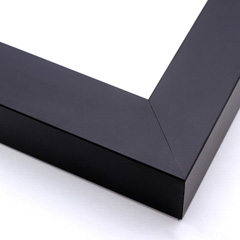 This classic, matte black shadow box frame features a smooth face, straight edges and an shallow, 1 " rabbet.  The deep, .75 " drop at the lip creates an outer shadow effect that mirrors the interior layout.

Encase your favourite hockey team, vacation or wedding memorabilia in this 1.75 " wide frame.  It is ideal for medium to large size shadow boxes.