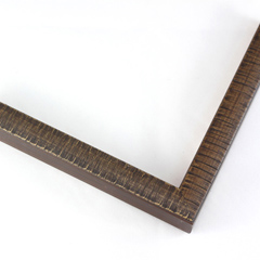 This brown with caramel stain frame, features a slight lifted curved profile with darken lines and natural wood finish.

3/4 " wide: ideal for small and medium-size images.  Whether photography or paintings, rural scenes and simple images will look striking in this frame.

Kyoto II Collection
