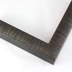 This black with brown stain frame, features a slight lifted curved profile with darken lines and natural wood finish.

1-1/4 " width: ideal for small artwork. The clean modern lines and natural details of this frame make it the perfect fit for a wide variety of paintings, photos and giclee prints.

Kyoto II Collection