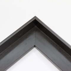 Elegant 1" deep Truffle floater frame.  

This slim molding is best suited for framing small to medium works of art.