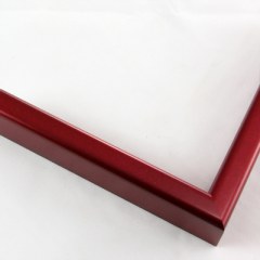 Profile 21 Merlot color is a slightly curved top profile offering simplicity and elegance.

Profile 21 has 1-1/8 " deep sides, and will hold artwork, mats, backing, and glazing up to a total of 5/8 ". 

Nielsen Aluminum Moulding N21-250