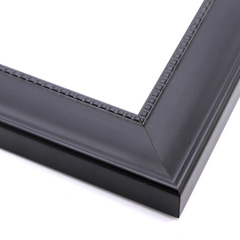 This classic, matte black frame features a scoop profile with a rounded outer edge and square beading on the lip.

2 " width: ideal for medium or large images. Pair this simple frame with a bold acrylic or watercolour painting, or border a high-contrast greyscale photograph for a modern effect