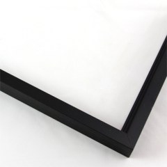 3/8 " traditional metal frame. This slim moulding has a hooked profile and is solid black in color. It has a matte satin finish and reflects very little light.

Nielsen oem2mb Profile