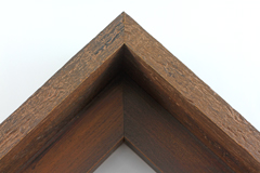 This large profile floater frame features rustic, natural wood texture with an antiqued walnut finish.

2 " depth: ideal for medium, large and oversize (extra large) stretched canvases mounted on thick (1.5 to 2 " deep) stretcher bars.  Pair this frame with a nature image or bucolic painting or Giclée print for an authentic fine art display.

*Note: These solid wood, custom canvas floaters are for stretched canvas prints and paintings, and raised wood panels.
