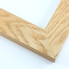 This simple, natural frame features a smooth face of lightly varnished wood that celebrates the beautiful grain.

1.75 " width: ideal for medium or large images.  The perfect border for a rustic or nature photograph, or water-colour painting or print.