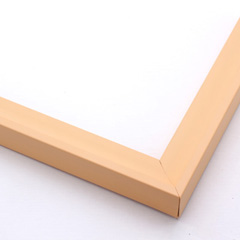 This playful, matte peach-colour frame features a flat outer edge, steep scoop profile and smooth finish.

1 " width: ideal for smaller artworks. The pastel colour makes this frame a perfect choice for any hard-to-match paintings, photographs or giclee prints.  It is also the best choice for the nursery wall.
