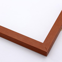 This simple frame features a pecan wood wash and delicate wood grain detailing. 

.75 " width: ideal for small artworks. The clean modern lines and rustic details of this frame make it the perfect fit for a wide variety of paintings, photos and giclee prints.