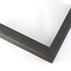 This textured frame, features a distressed-aged look and finished in black. Perfect for vintage look. 

.875 " width: ideal for small artwork. Highlight this frames rustic undertones with a bucolic nature print or photograph.