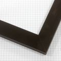 1-1/4 " Flat Small Black Matte