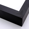 This classic, matte black shadow box frame features a smooth face, straight edges and an extremely deep, 2.25 " rabbet.

Use this 1.25 " wide frame to encase your favourite sports team, holiday or event memorabilia.  It is ideal for medium to large size shadow boxes.