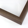 This brown with caramel stain frame, features a slight lifted curved profile with darken lines and natural wood finish.

1-1/4 " width: ideal for small artwork. The clean modern lines and natural details of this frame make it the perfect fit for a wide variety of paintings, photos and giclee prints.

Kyoto II Collection