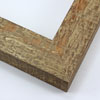 This simple but expressive frame features an organic wood grain face, complete with whorls and shallow ridges. The soft, tan finish has hints of gold that add a worn sheen to the natural texture.

1.75" width: ideal for medium size artworks. The natural simplicity of this countryside frame is the perfect match for nature or farmland photographs or oil paintings.